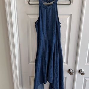 New York & Company
Halter Handkerchief Denim Dress